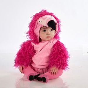 Pottery Barn Kids Baby Flamingo Halloween Costume 12-24 Months Pink